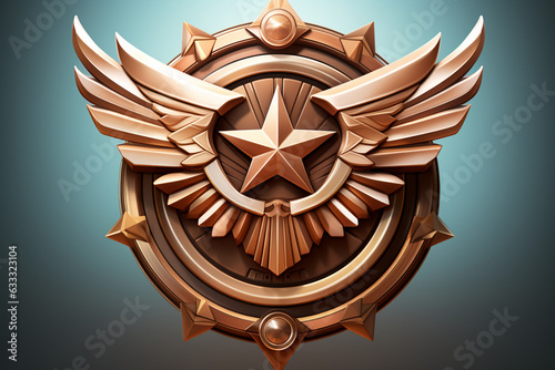 medal icon isolated 