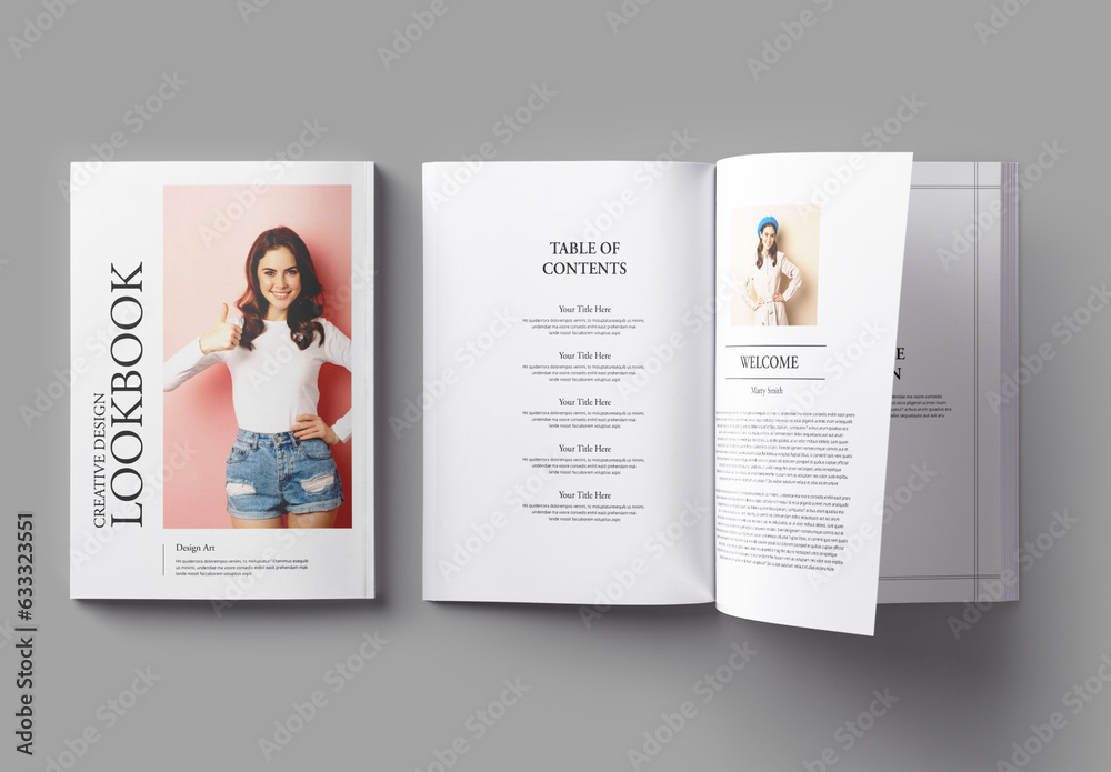 Lookbook Template Stock Template 