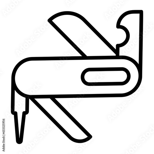 Multitool, Pocket knife, Utility tool, Folding knife, Versatile tool icon