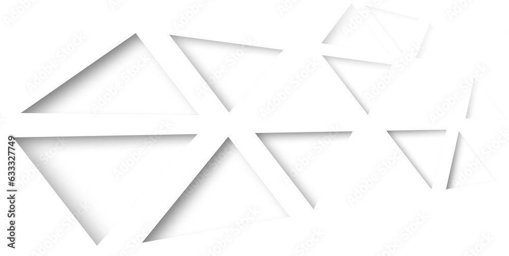 Digital png illustration of white triangles on transparent background Digital png illustration of white triangles on transparent background