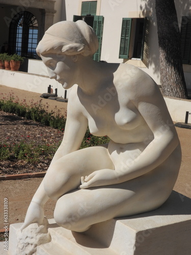 Skulpturen Ausstellung im Museum Pau Casals in El Vendrell bei Taragona an der Costa Dourada in Spanien,  photo