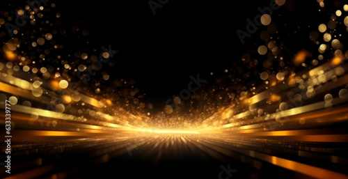 Bokeh Abstract Background with Glitter Lights. Blurred Soft vintage colored.