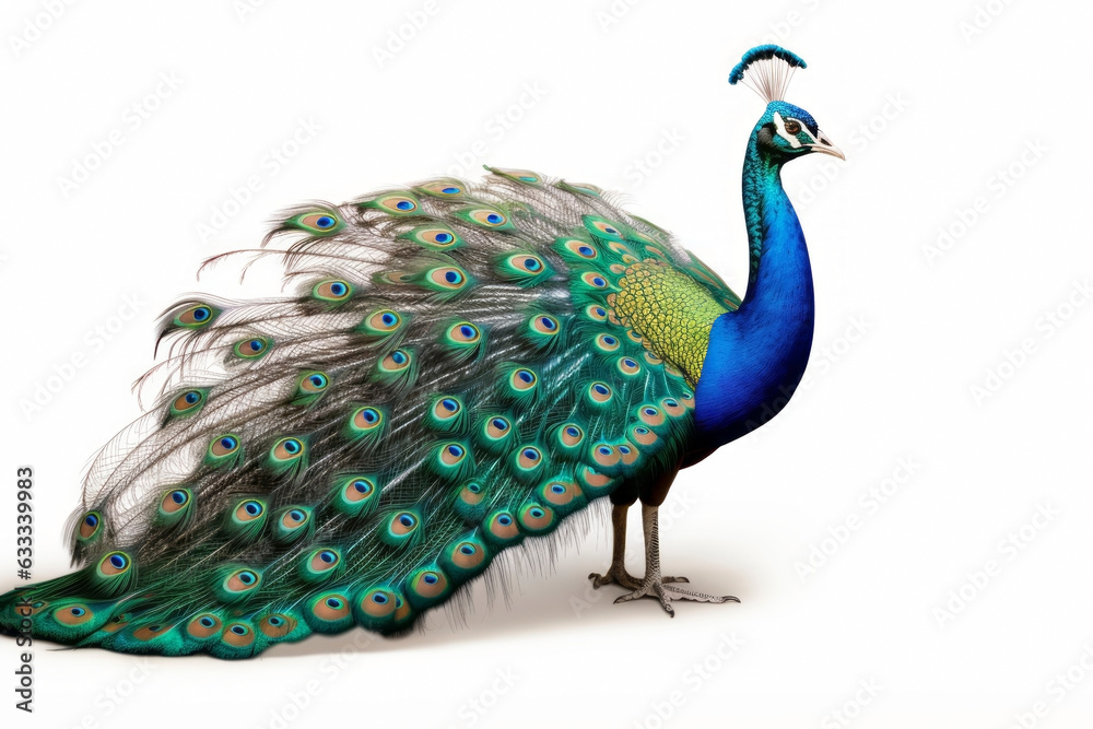 Obraz premium Cute mouse on a light background. Generative AI