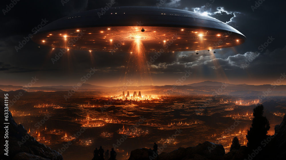 Anunnaki Spaceships Extraterrestrial Presence In Ancient Sumeria Stock