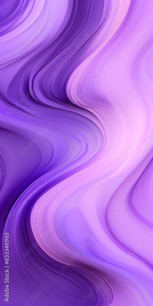 Obraz premium Purple ambient wave structure screen wallpaper background. Vertical alignment.