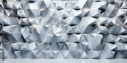 Fototapeta Naklejka Na Ścianę i Meble -  Abstract 3d black and white background pattern texture. Generative AI