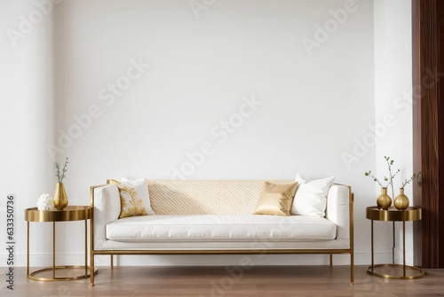 modern living room with sofa