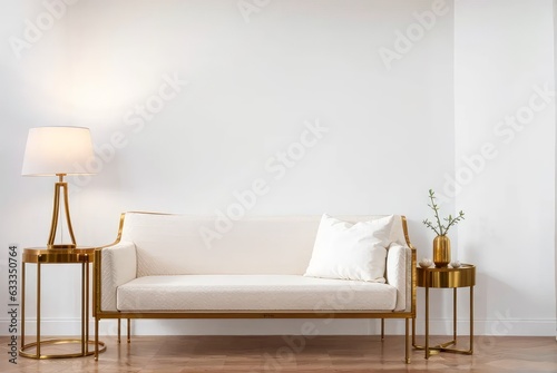 living interior with sofa