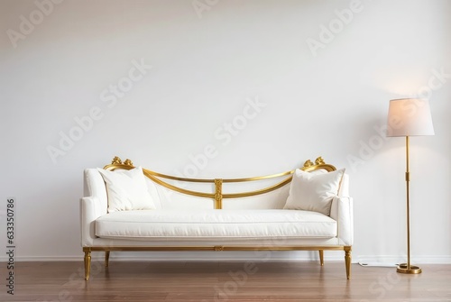 modern living room with sofa