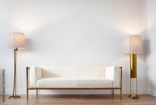 modern living room with sofa