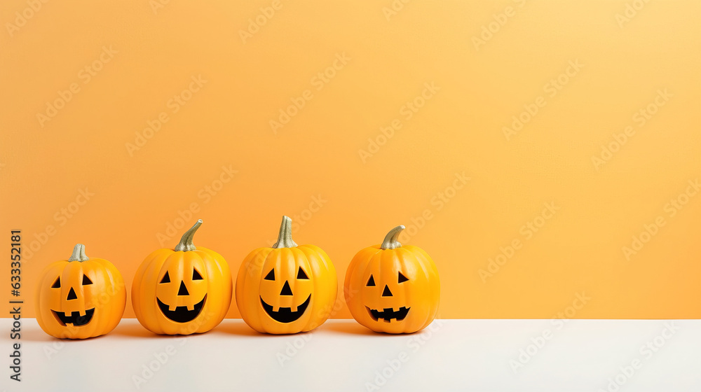 a minimalist Halloween background with copy space a minimalist Halloween background with copy space