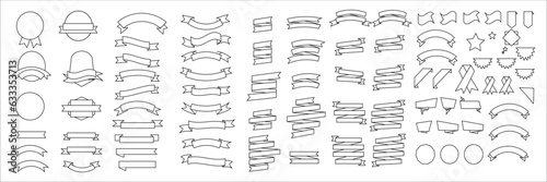 Colorful Vector Ribbon Banners. Set of 34 ribbons. Ribbons set. Banners set. Ribbon colorful. Eps10
