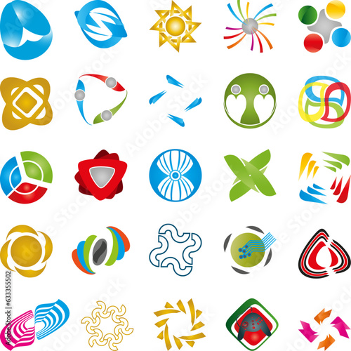 Große Sammlung von Logos, Logo, Multimedia, Dienstleistungen, Buttons, Icons
