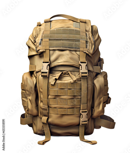 Backpack on Transparent Background