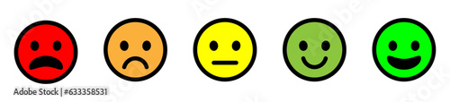 Set Of Feedback Emoticons