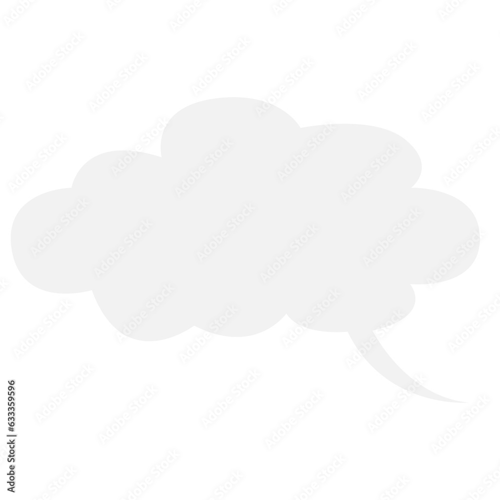 Digital png illustration of speech bubble with copy space on transparent background Digital png illustration of speech bubble with copy space on transparent background