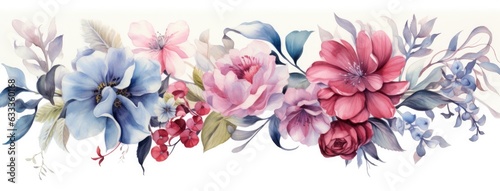 A vivid watercolor painting of delicate petals in soft hues captures the beauty and fragility of a blooming flower