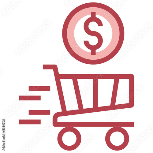 PAY OFF line icon,linear,outline,graphic,illustration