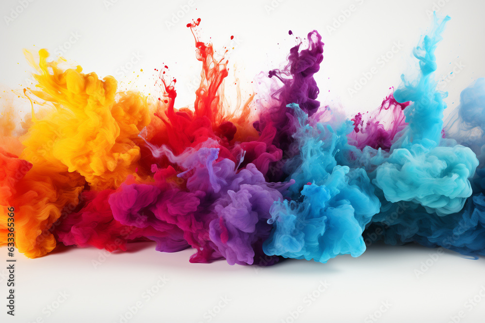 Fototapeta premium Creative abstract digital wallpaper background vector illustration or texture. Ai generated