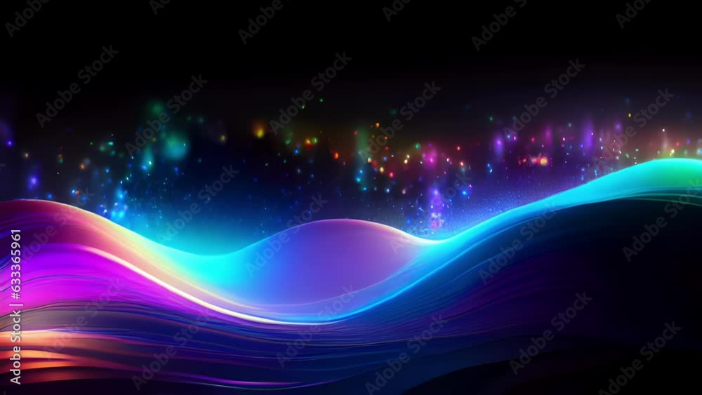 Mesmerizing trails of ever changing shifting color streams that gradually move and warp in subtle beautiful Abstract wallpaper background