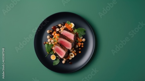 Fototapeta Naklejka Na Ścianę i Meble -  Food dish of luxury restaurant