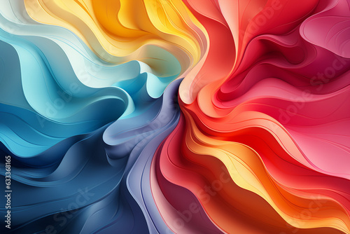 Creative abstract digital wallpaper background vector illustration or texture. Ai generated