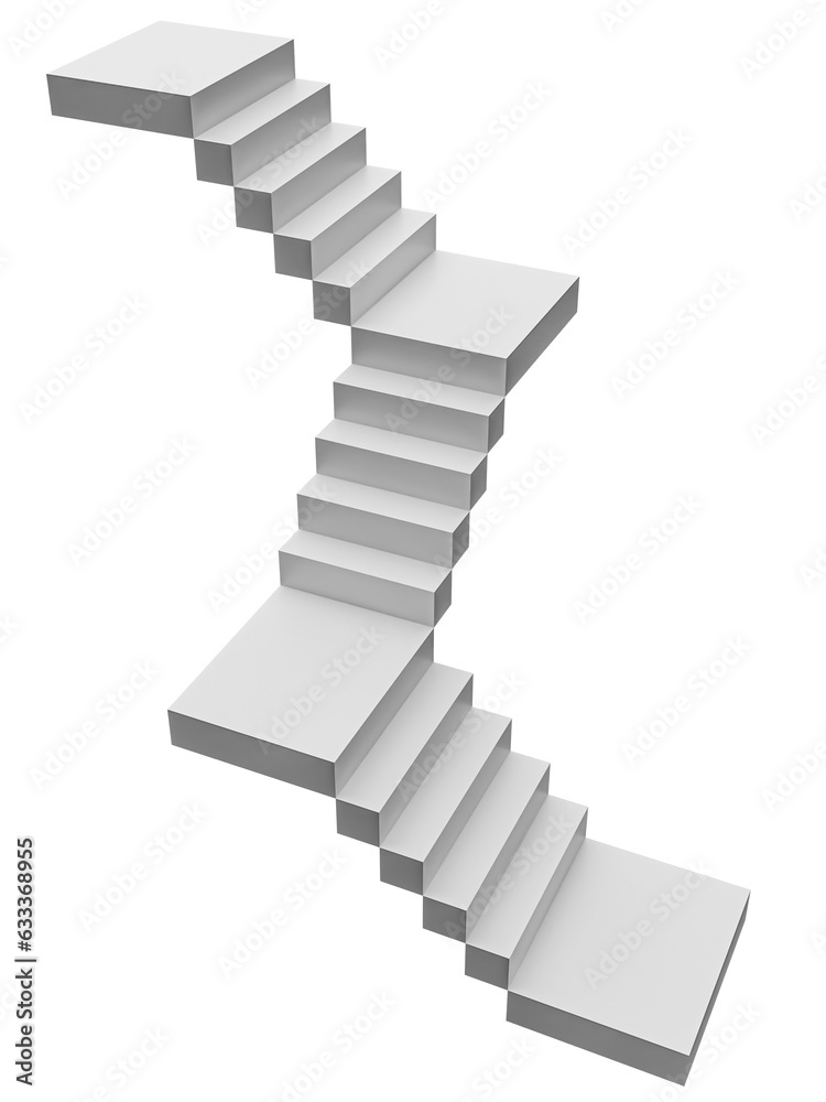 Abstract and concept staircase. Stairs with steps isolated on png transparent background Abstract and concept staircase. Stairs with steps isolated on png transparent background