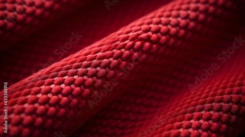 close up of  red fabric