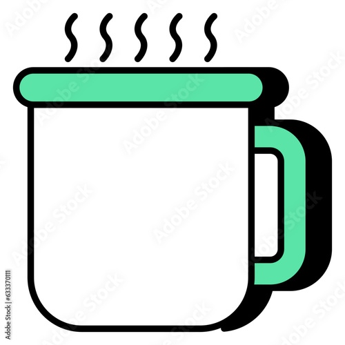 Vector design of teacup