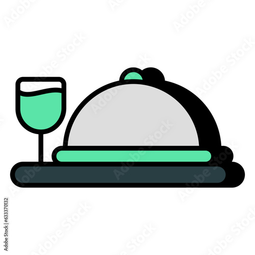 Trendy design icon of cloche