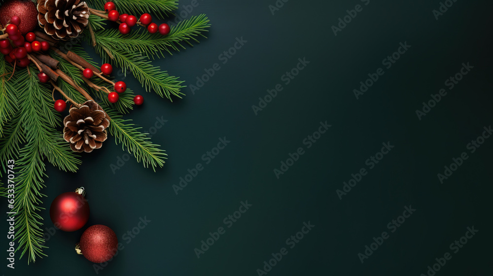 a minimalist Christmas background with copy space a minimalist Christmas background with copy space
