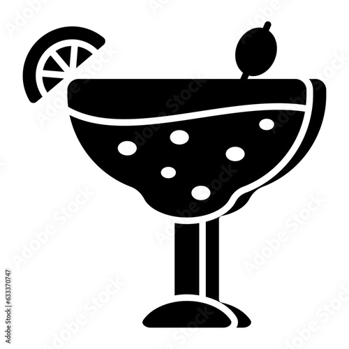 Lemonade icon, editable vector
