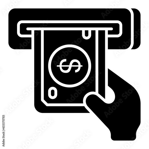 Perfect design icon of money withdrawal