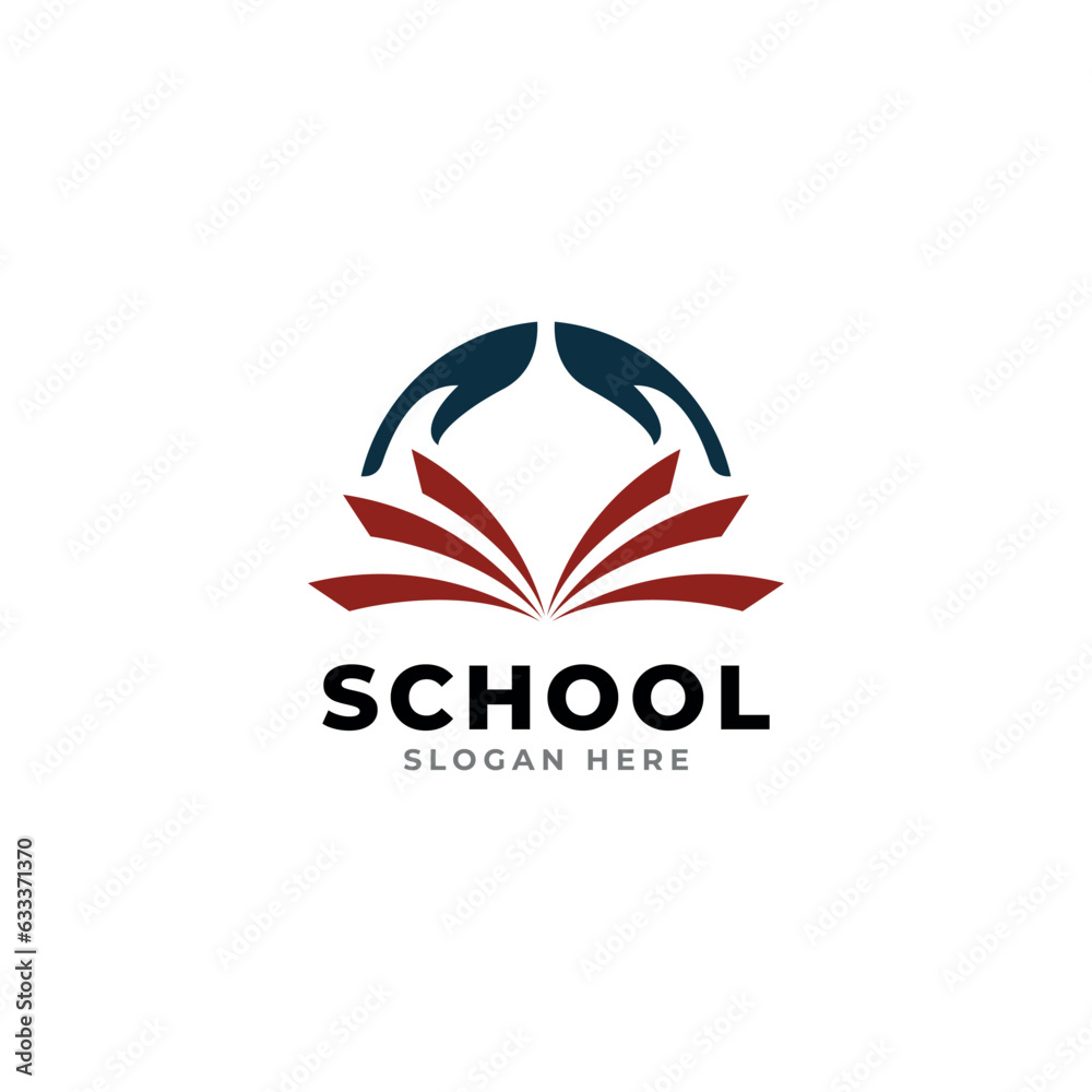 Education badge logo design. University high school emblem. Laurel wreath. Education badge logo design. University high school emblem. Laurel wreath.