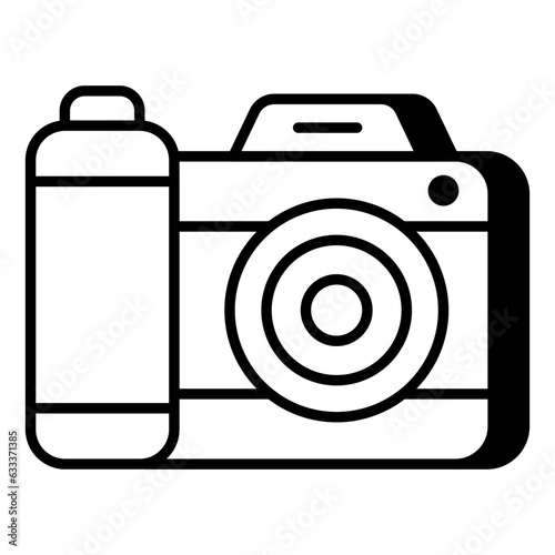 Premium download icon of camera 