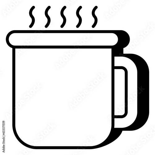 Vector design of teacup