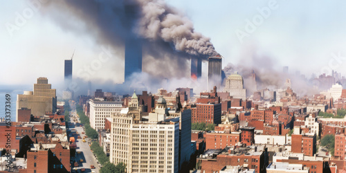 New York City in September 11 tragic events - Generative AI