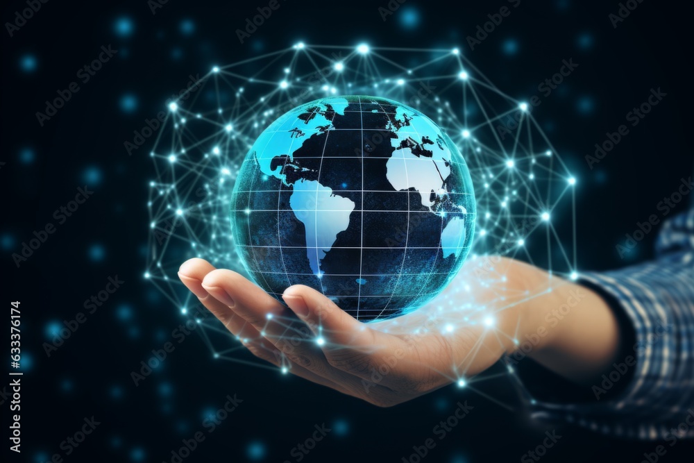 Hand hands holding earth planet hologram infographics ecology ai artificial intelligence cyberspace climate pollution protection nature care responsibility environmentalism technology modern solutions Hand hands holding earth planet hologram infographics ecology ai artificial intelligence cyberspace climate pollution protection nature care responsibility environmentalism technology modern solutions