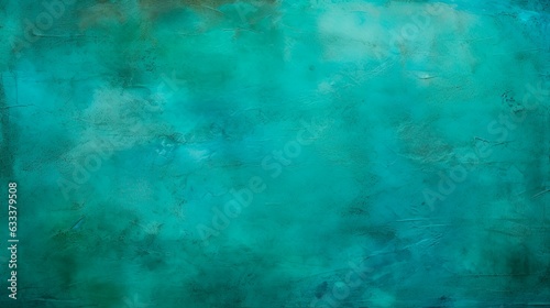 Close-Up Blue Green Textured Concrete Background for Banners and Designs: Generative AI