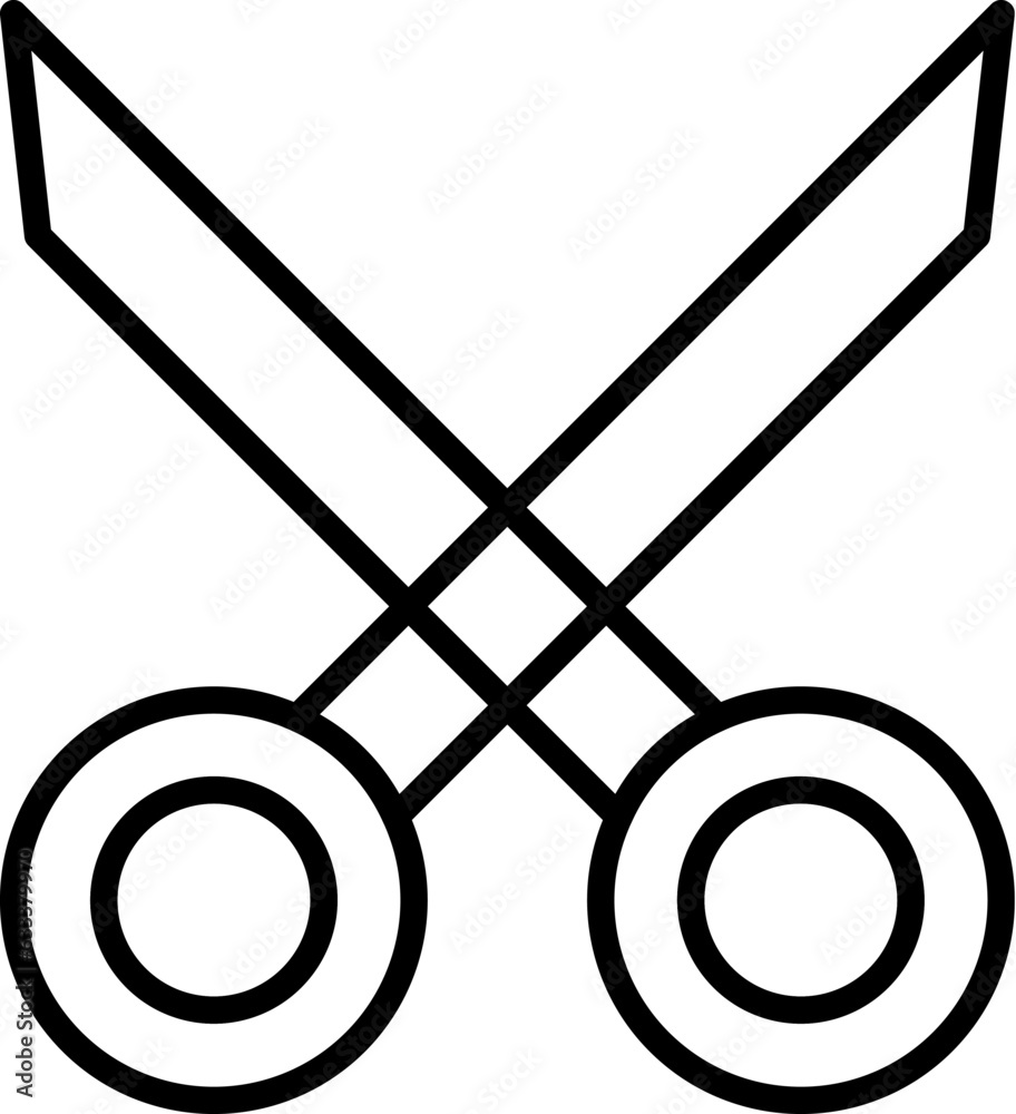 Clippers Vector Icon for Shops and Stores. Suitable for books, stores, shops. Editable stroke in minimalistic outline style. Symbol for design Clippers Vector Icon for Shops and Stores. Suitable for books, stores, shops. Editable stroke in minimalistic outline style. Symbol for design