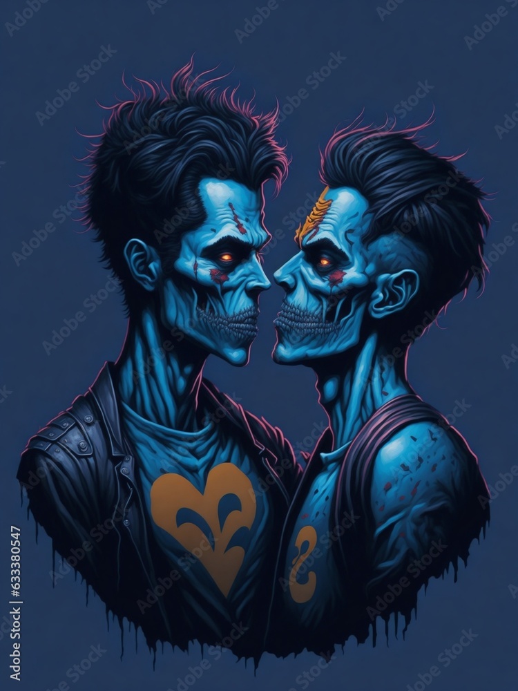 AI images for a fun and unique look: T-shirts, poster, notebooks, invitations, Halloween party, mugs, caps, tattoos and more AI images for a fun and unique look: T-shirts, poster, notebooks, invitations, Halloween party, mugs, caps, tattoos and more