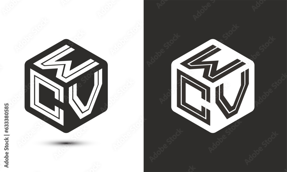 WCL letter logo design with illustrator cube logo, vector logo modern ...