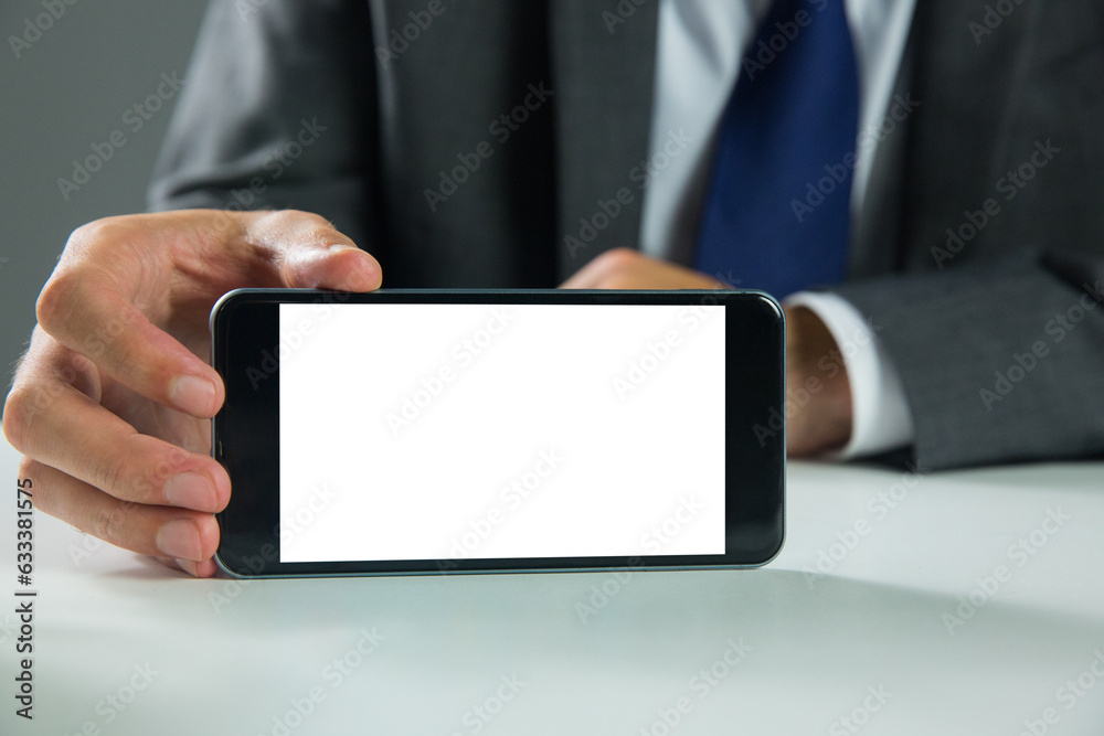 Digital png photo of hands of caucasian man holding smartphone on transparent background Digital png photo of hands of caucasian man holding smartphone on transparent background