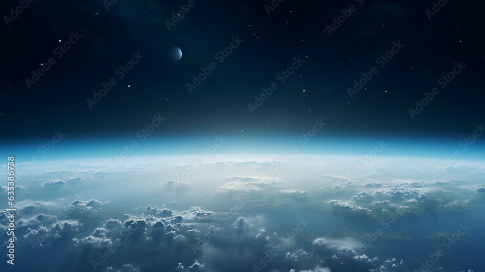 outer space stratosphere background