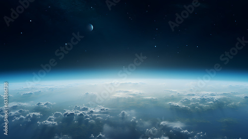 outer space stratosphere background