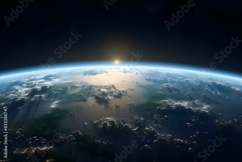 A earth photo view form space