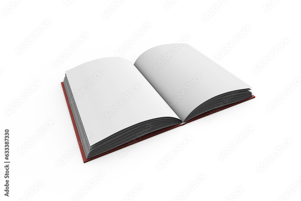 Digital png illustration of open blank book on transparent background Digital png illustration of open blank book on transparent background