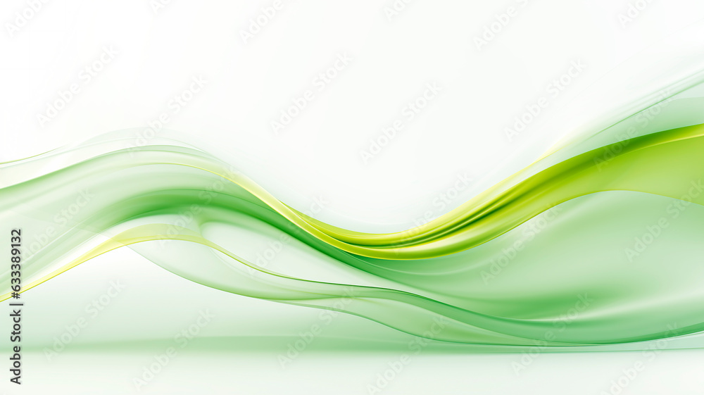 White green and golden silk texture, white fabric silk panorama background, luxurious transparent white pistachio abstract silk cloth background with soft waves, abstract background, generative ai