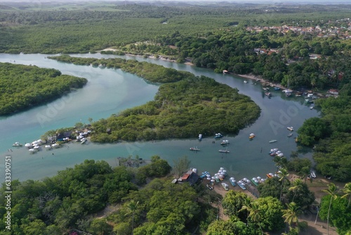 rio, pontal de maracaipe, pernambuco, verde, paisagem