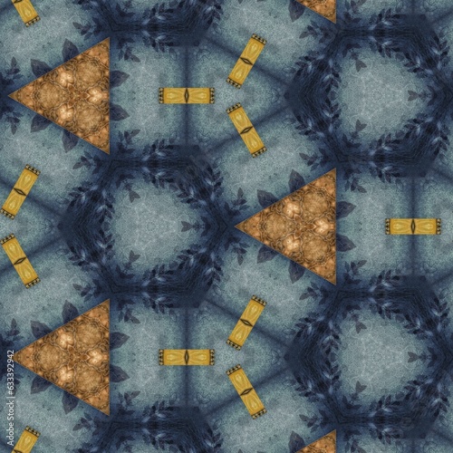 Photos Majestic tiles design with mixed Spanish, Italian, Portuguese, Mexican, arabesque motifs